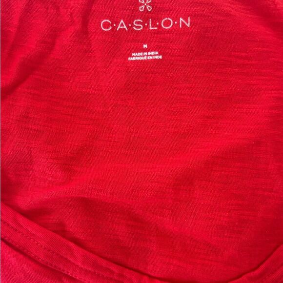 Caslon Vibrant Red Short Sleeve Tee - Picture 4 of 5